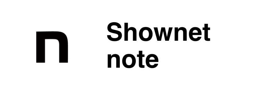 ShowNet note